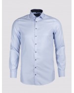 Chemise dobby Maneven grande taille bleu clair NI