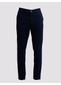 Pantalon chino 1214 sergé bleu marine pour Homme Grand