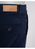 Pantalon chino 1214 sergé bleu marine pour Homme Grand