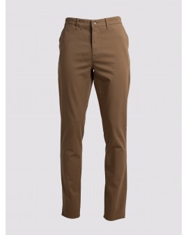 Pantalon chino 1214 structuré noisette pour Homme Grand