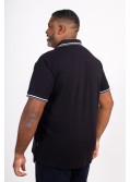 Polo piqué North 564 grande taille noir