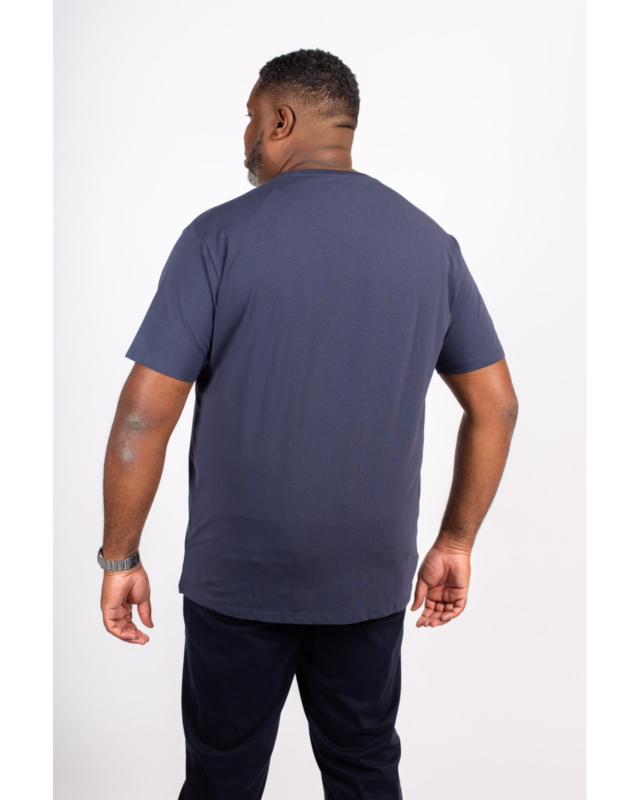 Tee shirt MN03 grande taille bleu marine