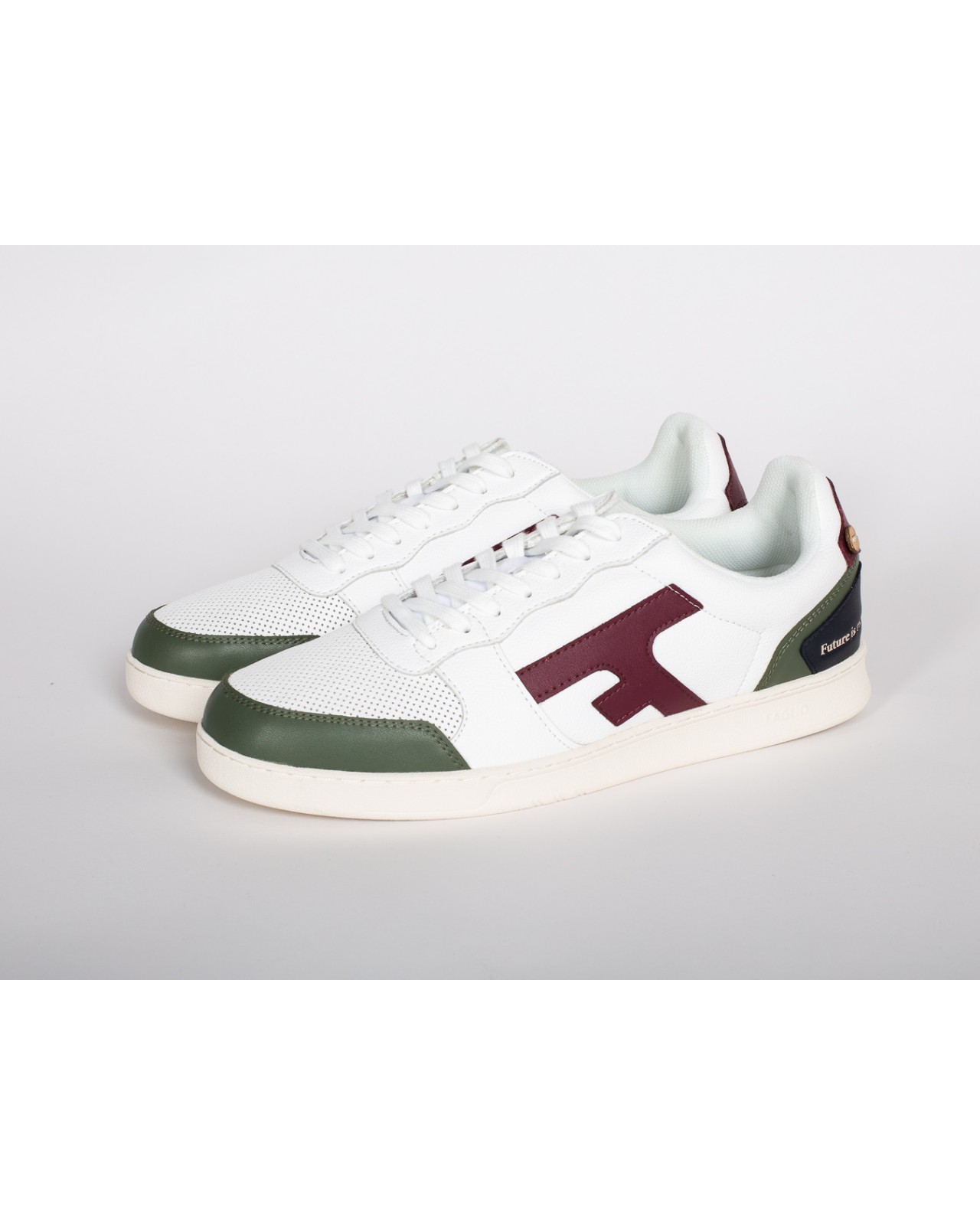 Sneakers Faguo Hazel grande taille blanc