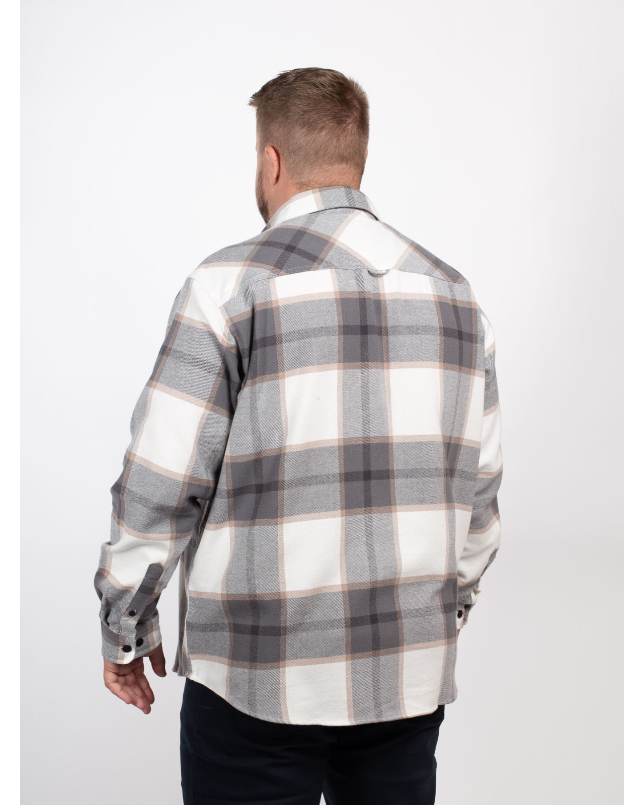 Surchemise North 564 grande taille blanche