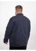 Veste surchemise MN03 grande taille bleu marine