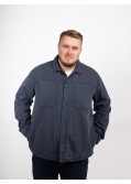 Veste surchemise MN03 grande taille bleu marine