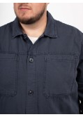 Veste surchemise MN03 grande taille bleu marine