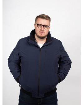 Blouson Airseries Bugatti grande taille bleu marine