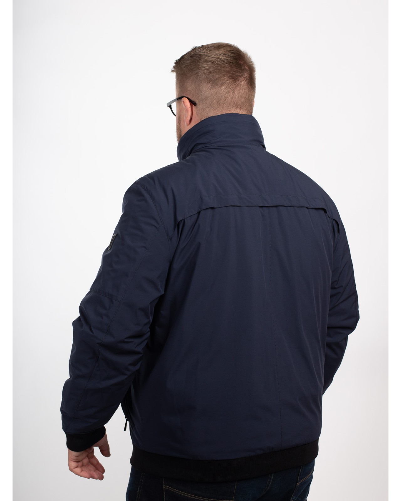 Blouson Airseries Bugatti grande taille bleu marine