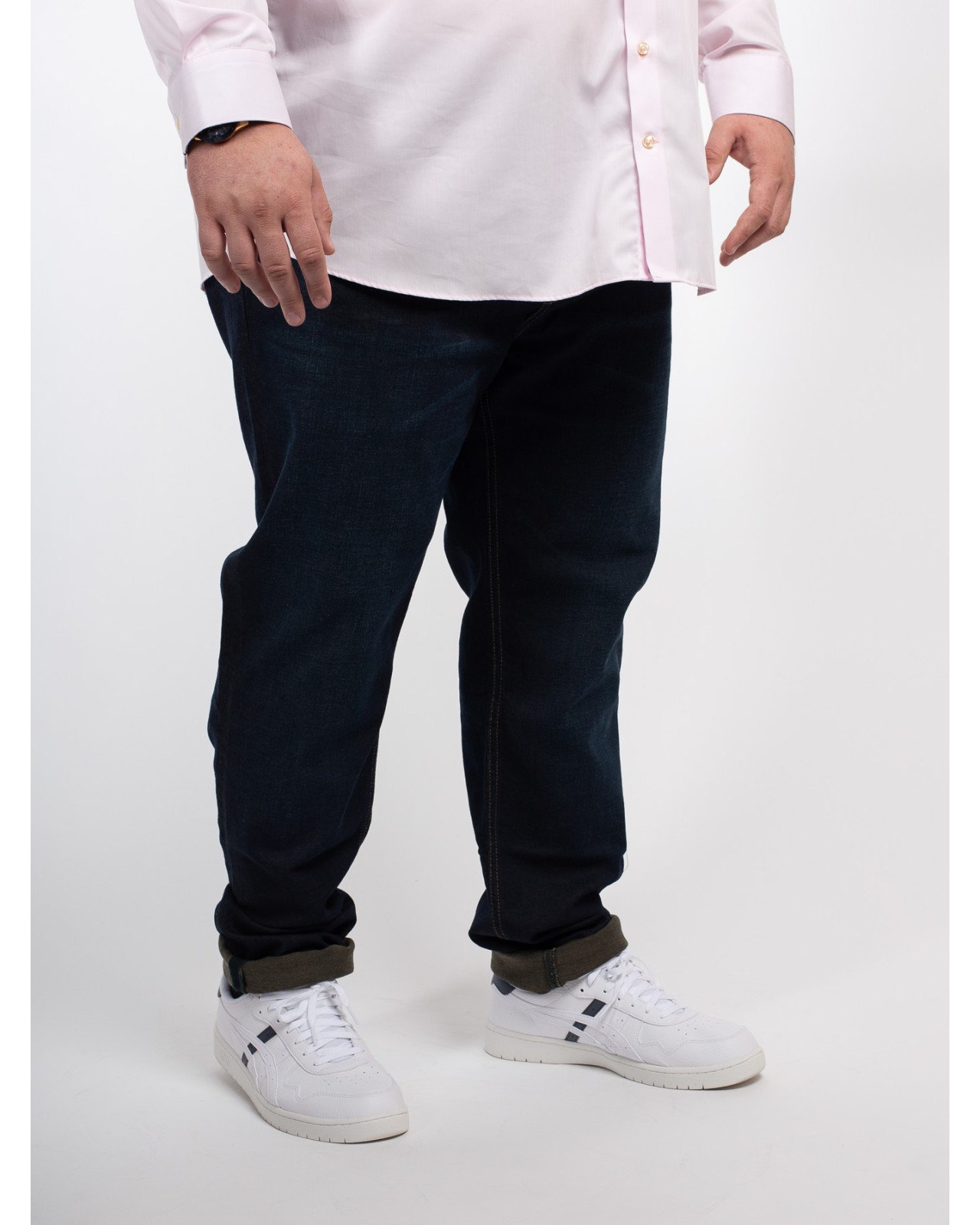 Jean Maneven grande taille bleu