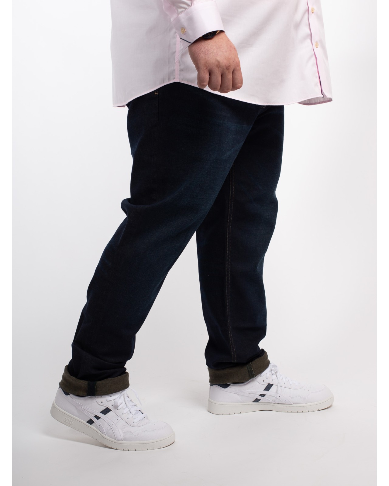 Jean Maneven grande taille bleu