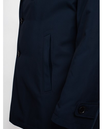 Manteau imperméable Trandy grande taille bleu marine