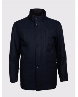 Parka imperméable Rainseries Bugatti grande taille bleu marine