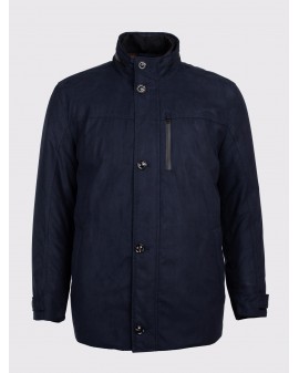 Parka microma Bugatti grande taille bleu marine