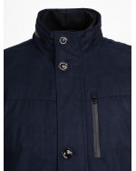 Parka microma Bugatti grande taille bleu marine