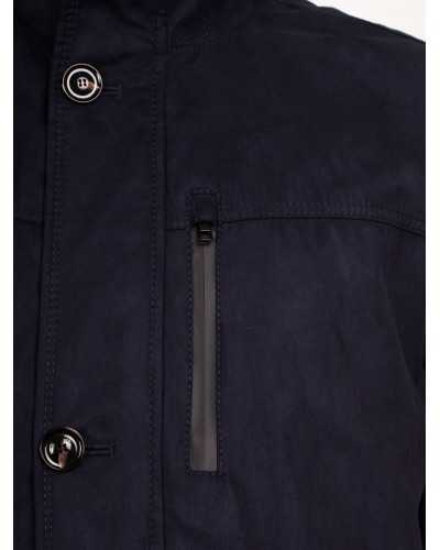 Parka microma Bugatti grande taille bleu marine