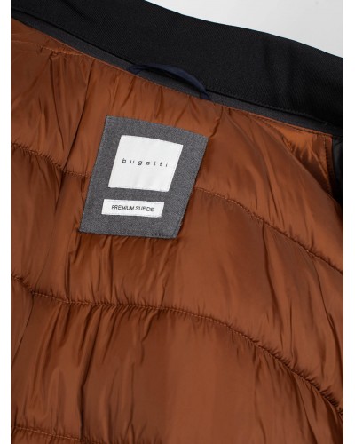 Parka microma Bugatti grande taille bleu marine