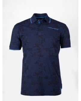 Polo piqué San Roch pour homme grand bleu marine