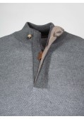 Pull camionneur zippé Maneven grande taille gris