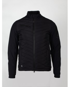 Blouson bimatière armuré S4 pour homme grand noir