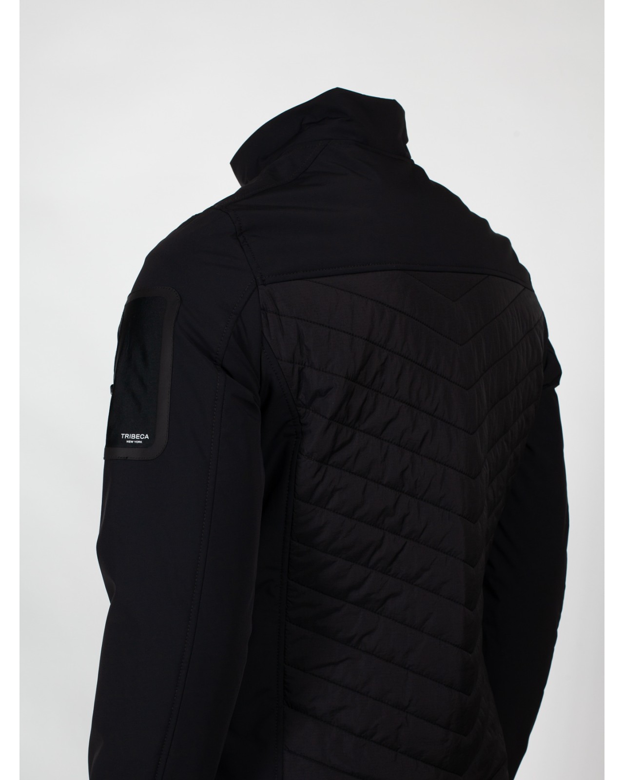 Blouson bimatière armuré S4 pour homme grand noir