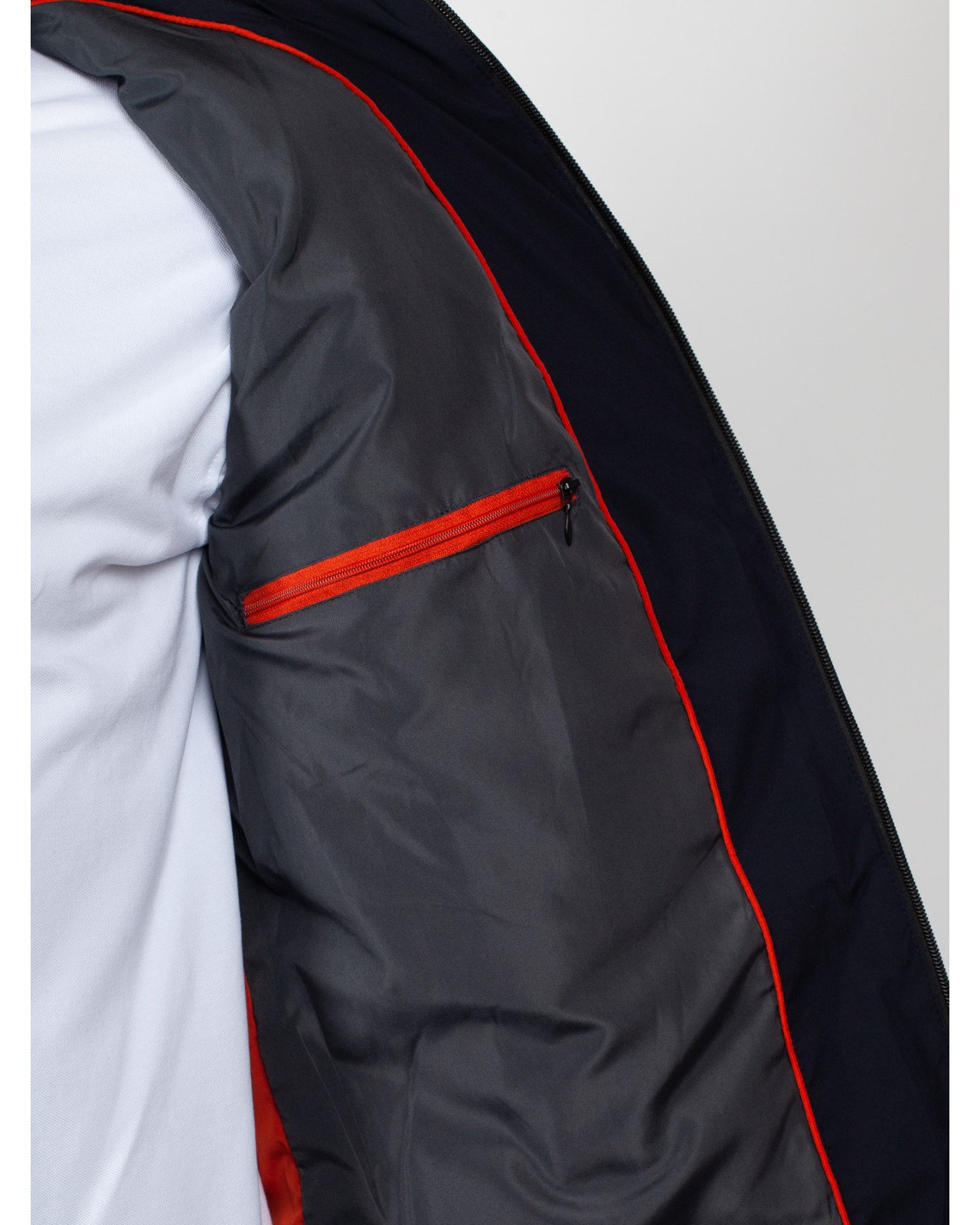 Blouson court matelassé S4 pour homme grand bleu marine