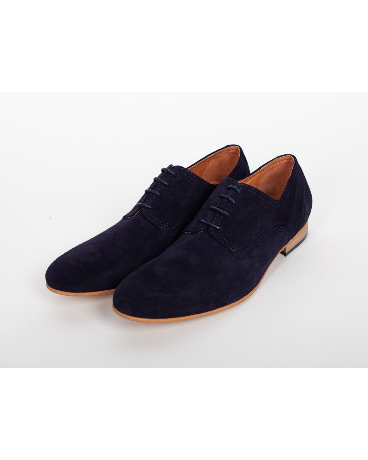 Derby en daim Fozzettigrande taille bleu marine