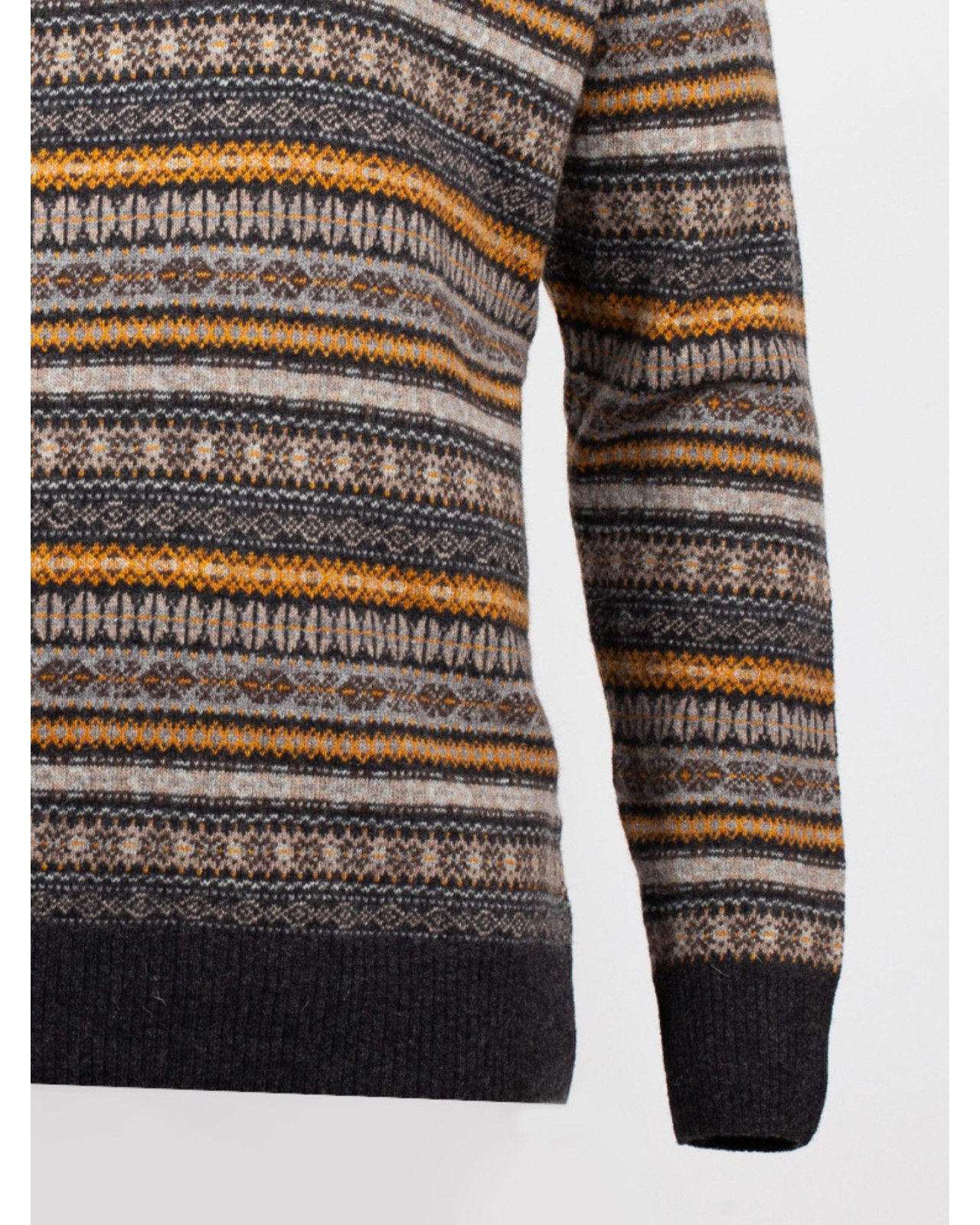 Pull col rond Maneven grande taille gris