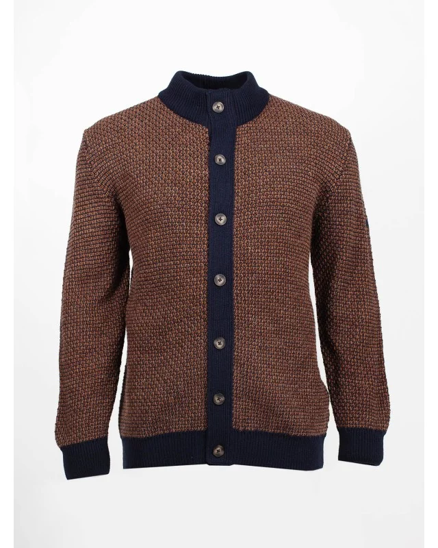 Gilet boutonné Mode Monte Carlo grande taille bleu marine