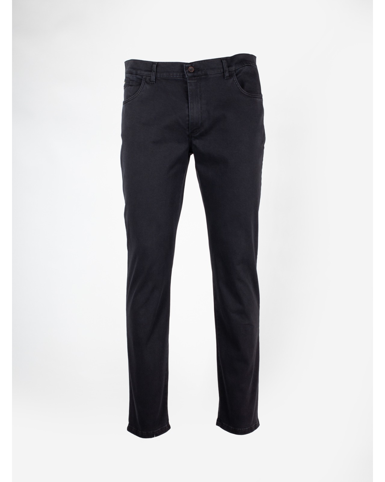 Pantalon chino super stretch 1214 grande taille noir
