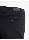 Pantalon chino super stretch 1214 grande taille noir