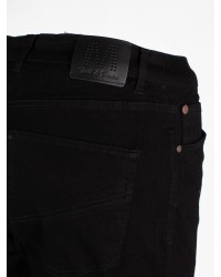 Jean Maneven ultra slim grande taille noir