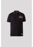 Polo piqué Duke grande taille noir