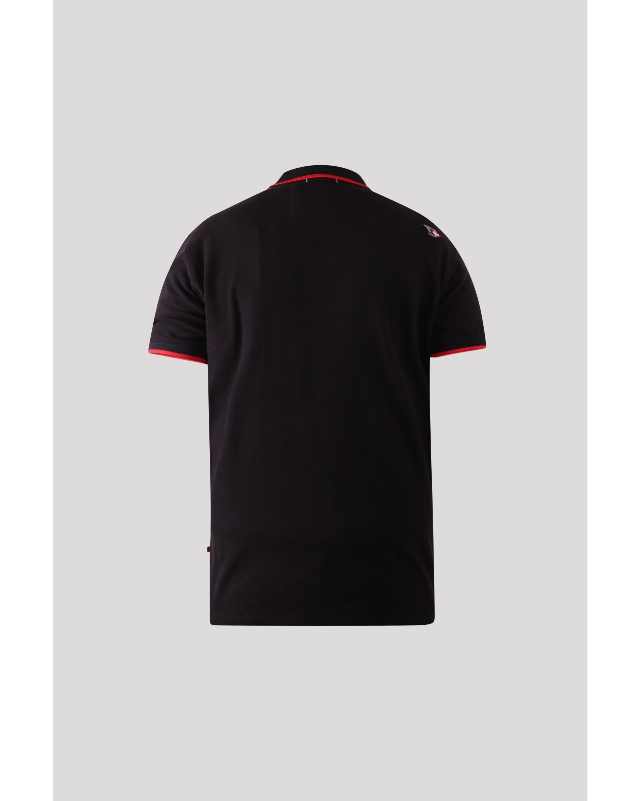 Polo piqué Duke grande taille noir