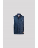 Veste sans manches matelassée Duke grande taille bleu marine