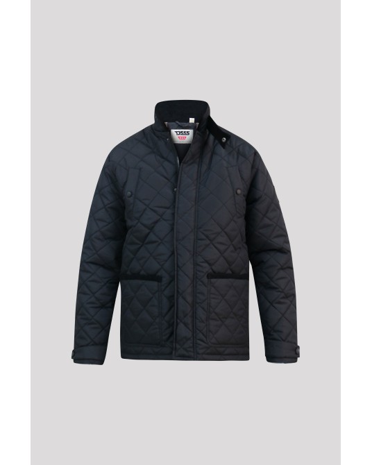 Veste matelassée Duke grande taille noir