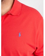 Polo piqué Ralph Lauren grande taille rouge