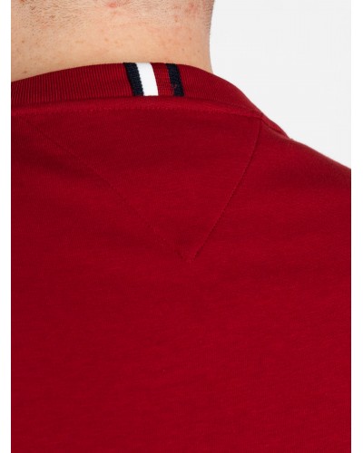 Tee-shirt Tommy Hilfiger grande taille rouge