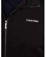 Sweat zippé Calvin Klein grande taille noir