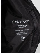 Blouson bimatière Calvin Klein grande taille noir