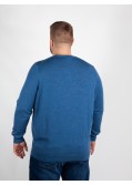 Pull mérinos Ralph Lauren grande taille bleu