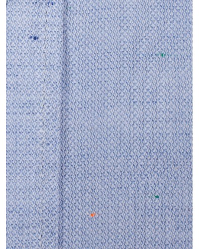 Chemise cintrée MN03 manches extra-longues 72 cm en coton bleue