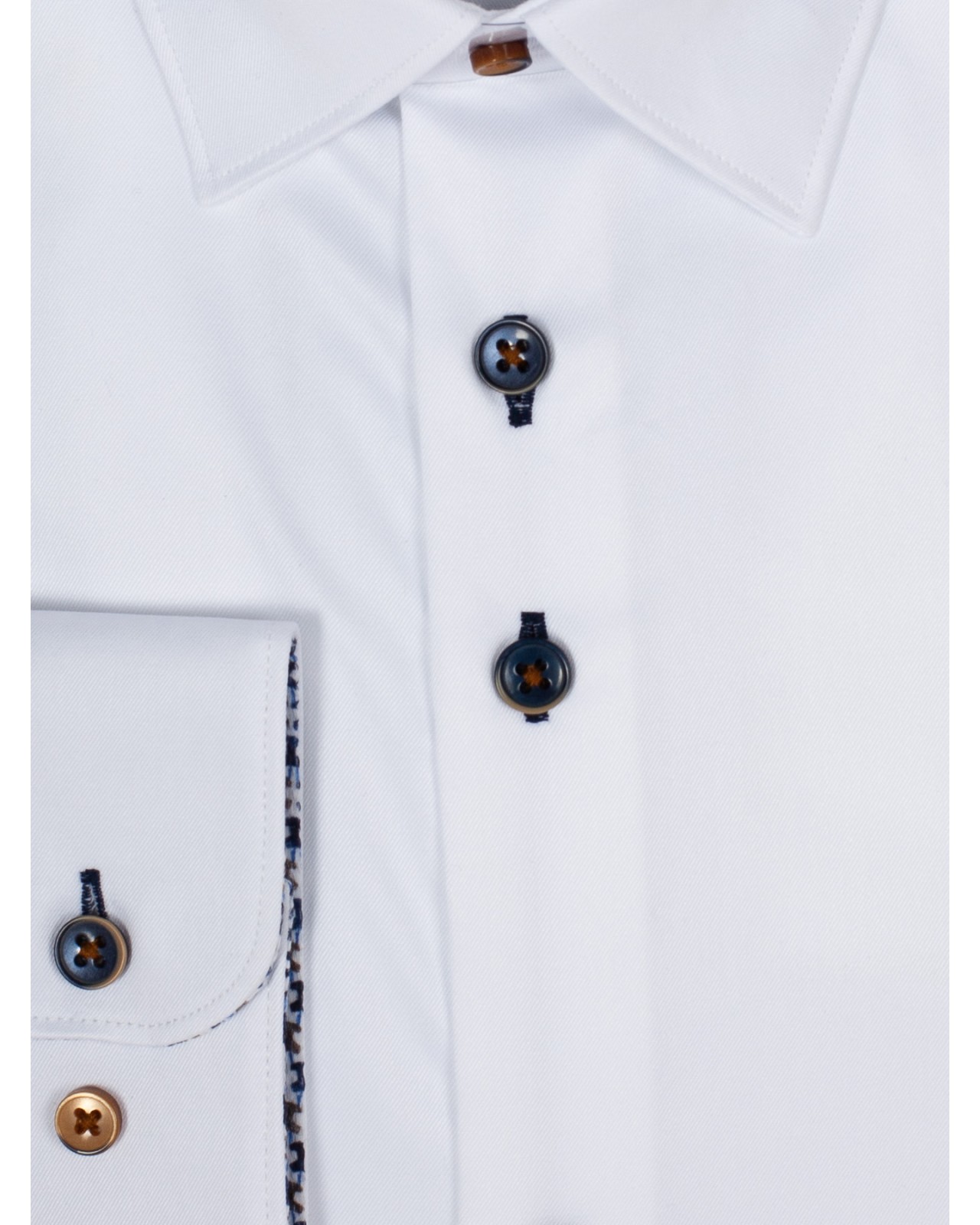 Chemise cintrée J.Ordell manches extra-longues 72 cm blanche