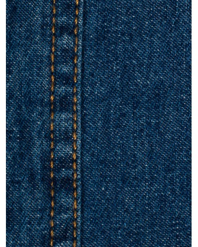 Chemise en jean Duke grande taille bleue