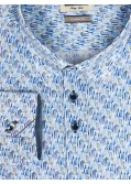 Chemise J.Ordell manches extra-longues 72 cm fantaisie bleu clair