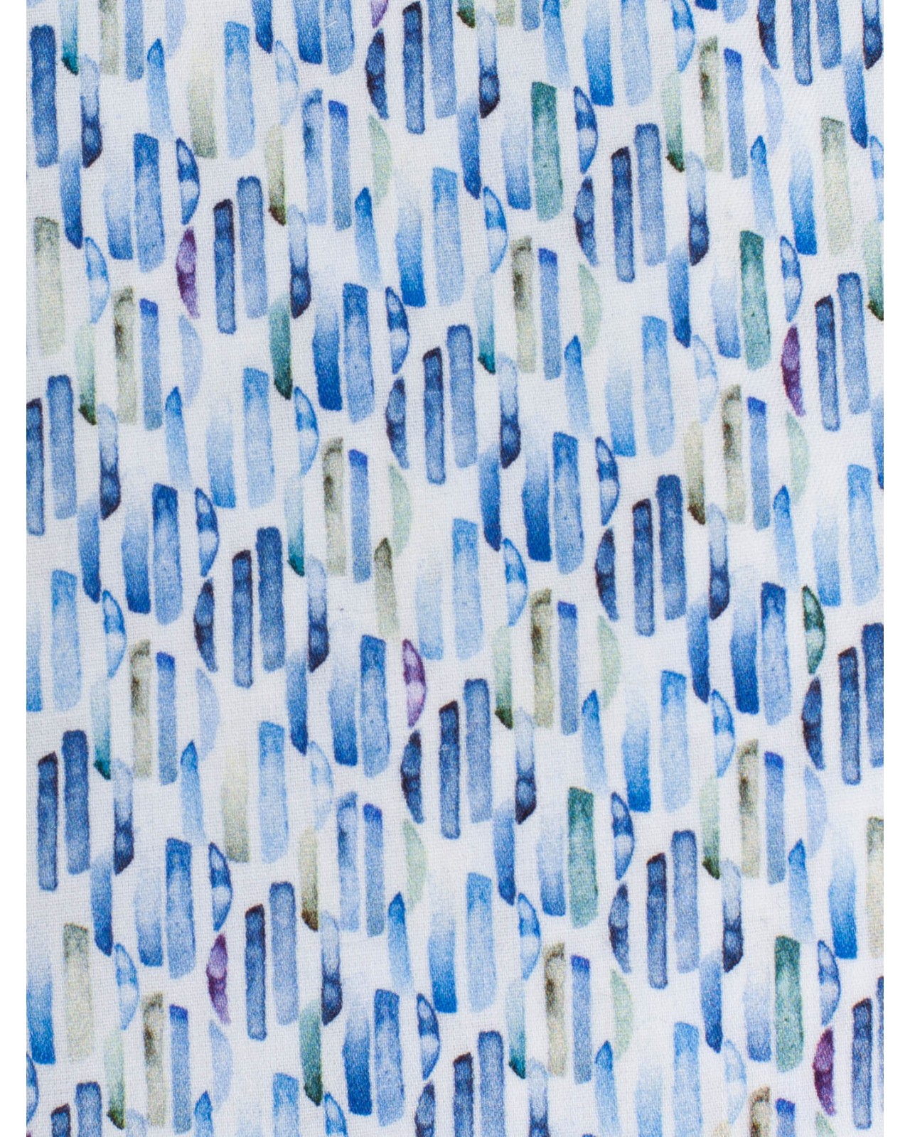 Chemise J.Ordell manches extra-longues 72 cm fantaisie bleu clair