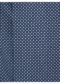 Chemise micro motif croix J.Ordell manches extra-longues 72 cm bleu marine