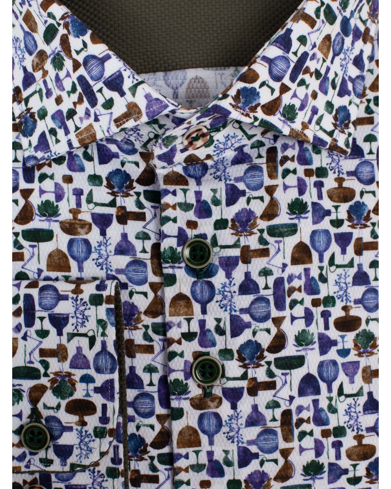 Chemisedobby J.Ordell grande taille bleu