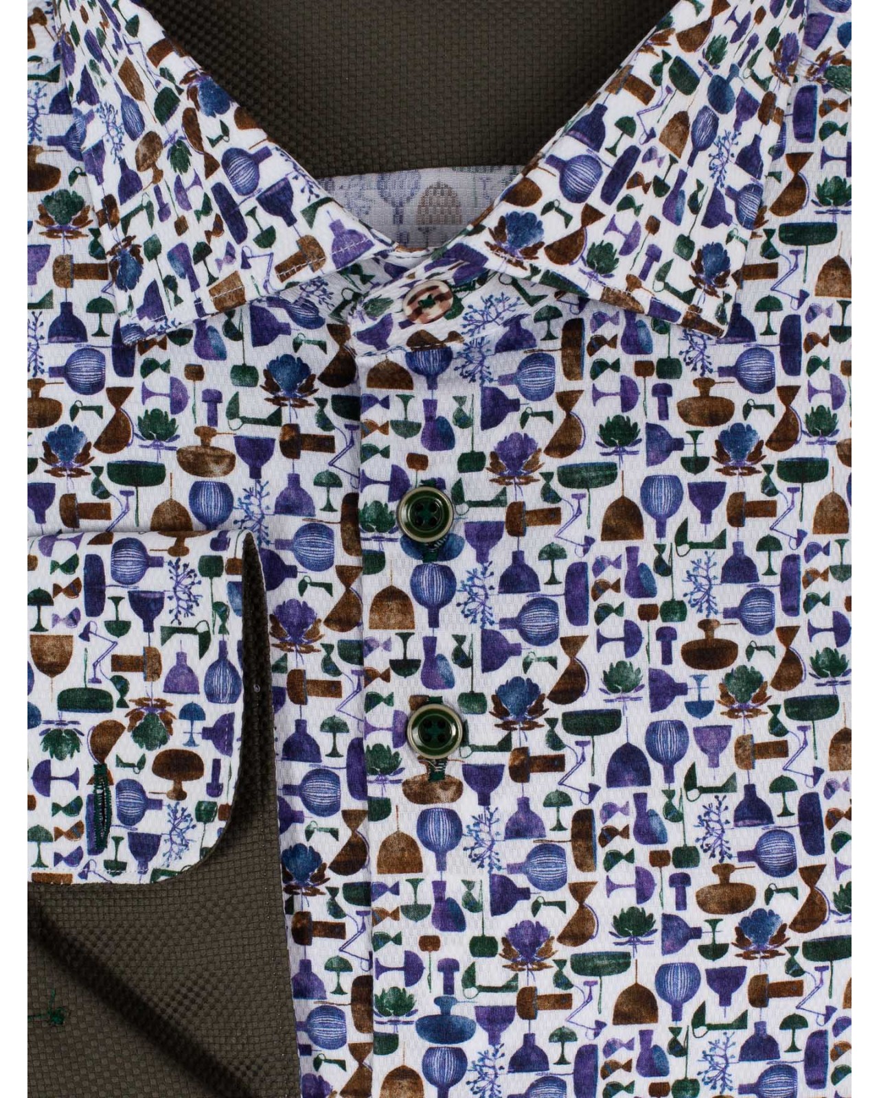 Chemisedobby J.Ordell grande taille bleu