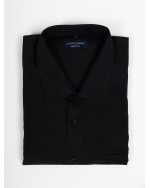 Chemise Casa Moda manches extra-longues 72 cm en coton noire